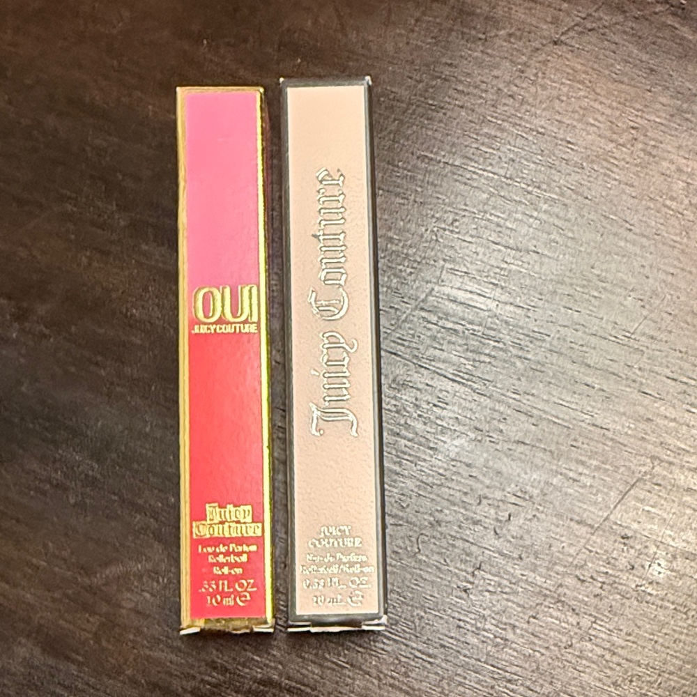 Juicy Couture Perfume Duo - original and OUI 10ml ea. NIB